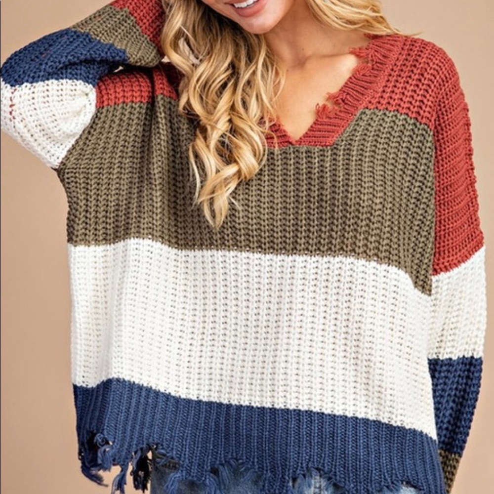 Distressed Sweater